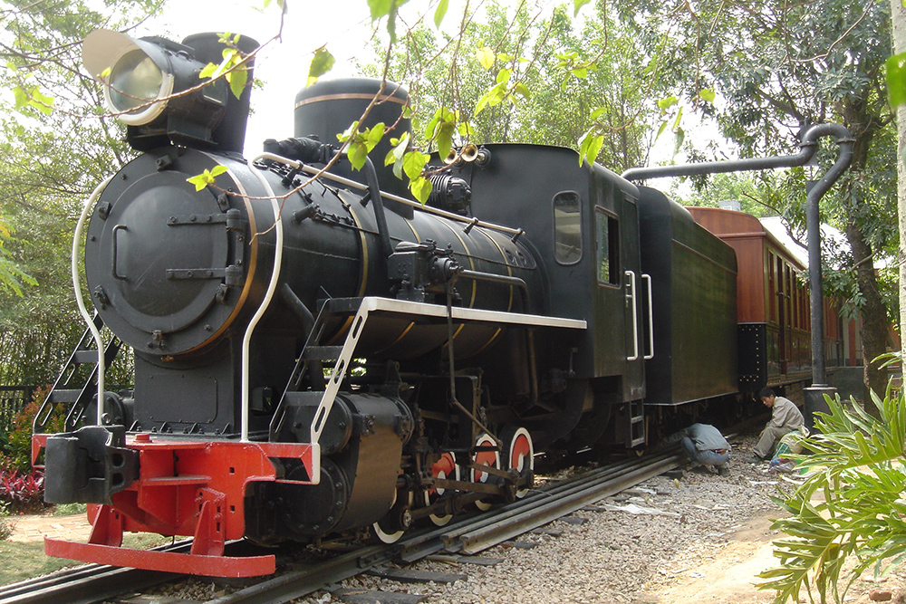 深圳華為基地蒸汽機車